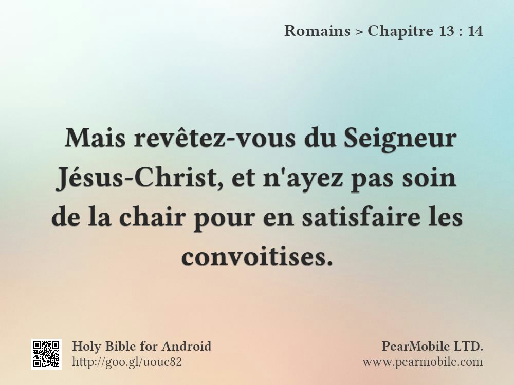 Romains, Chapitre 13:14